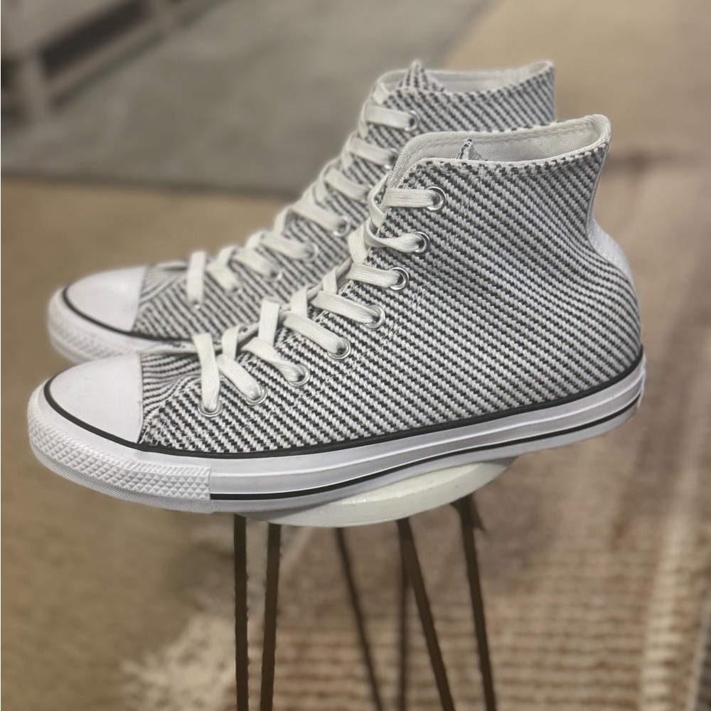 Converse White High-Top Sneakers